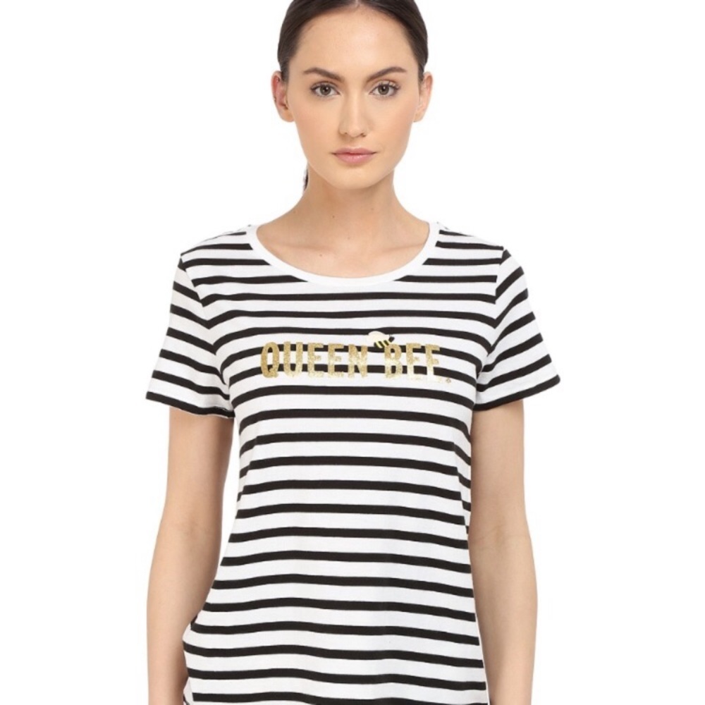 Kate Spade New York Broome Street 👑 Queen Bee 🐝 T-Shirt Size XS